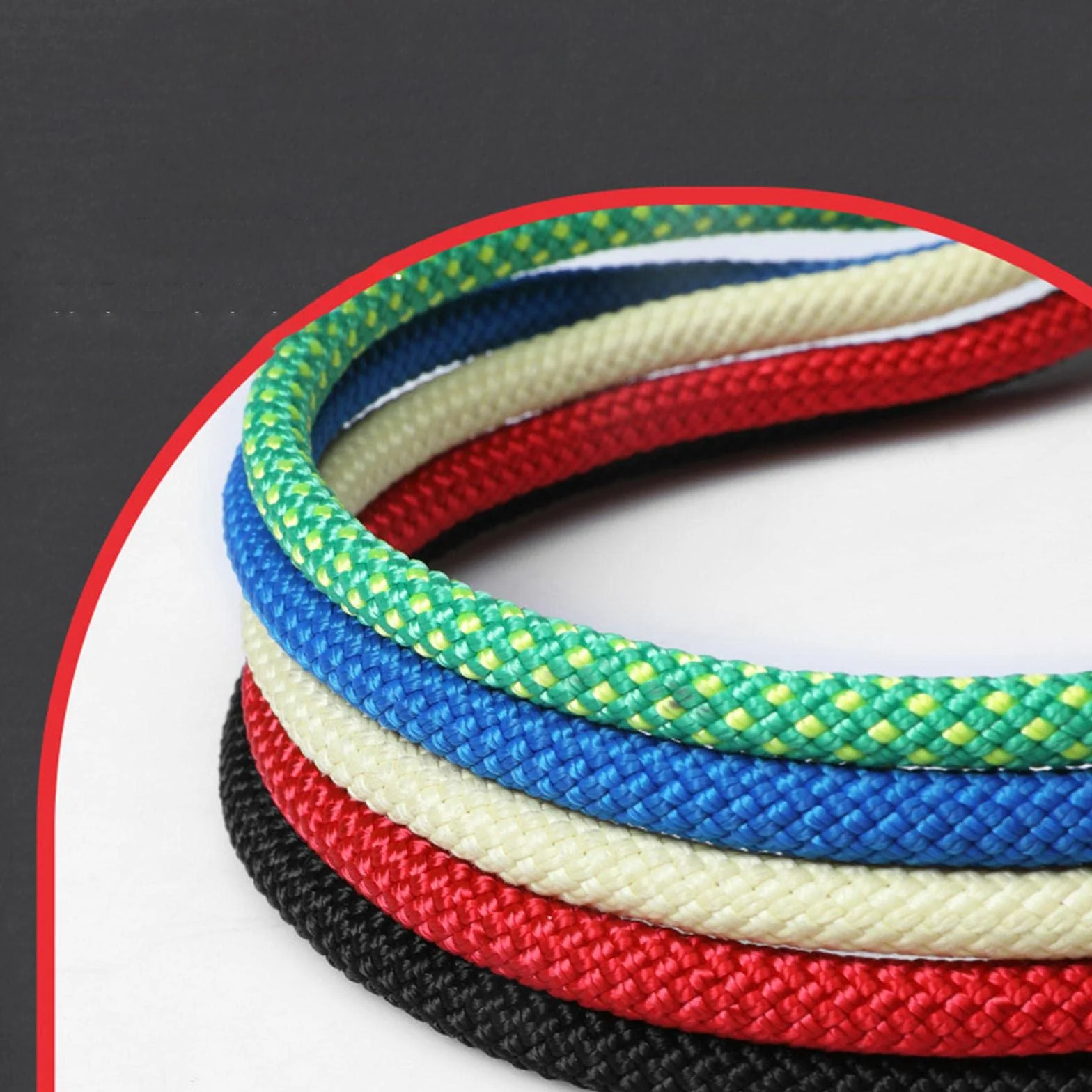 MagiDeal Cavo Multiuso Prusik Cordino Intrecciato Corda Resistente all'Usura per Arrampicata Arboricoltore Escursionismo