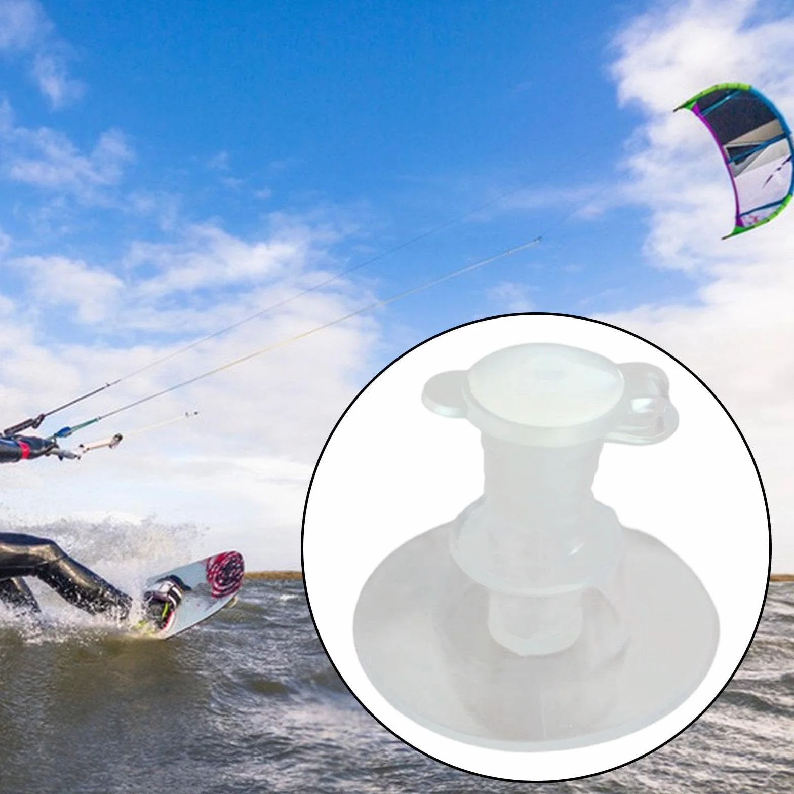 Gralara Valvola per Kitesurf, Accessori per Kitesurf in PVC, Valvola di Sgonfiaggio, Valvola di Ricambio per Kitesurf in Mare