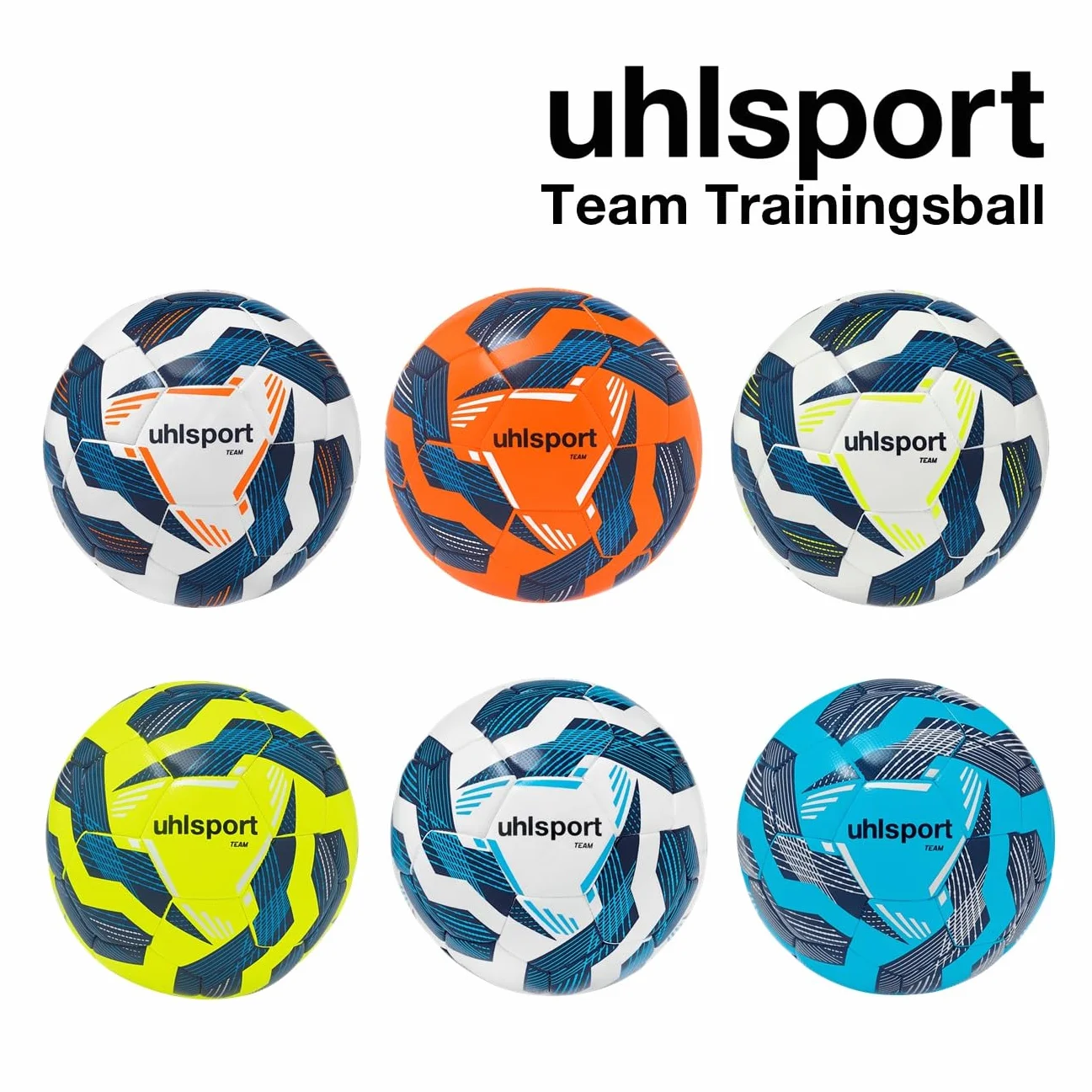 UHLSPORT Team Fluo Orange Marine Weiß