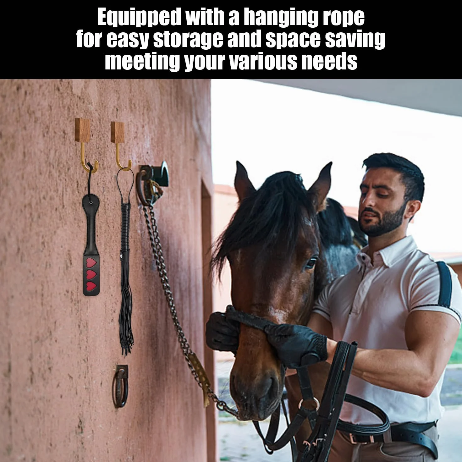 1 Frusta Da Equitazione Dell'Amore, 1 Frusta Da Macaron, Frusta Da Addestramento Del Cavallo, Frusta Da Equitazione, Frusta Da Equitazione In Pelle, Frusta Da Equitazione Nera