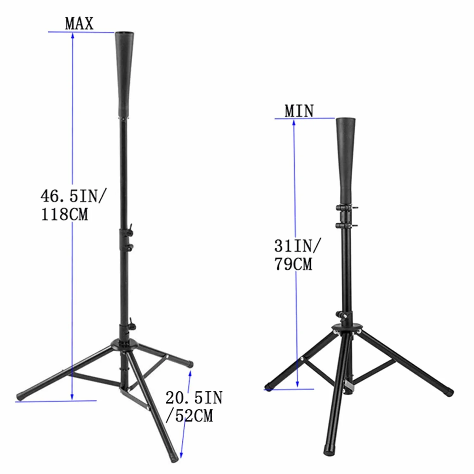 Oshhni Baseball di Ricambio Tee Ball Stand Pratica Batting Tee Topper