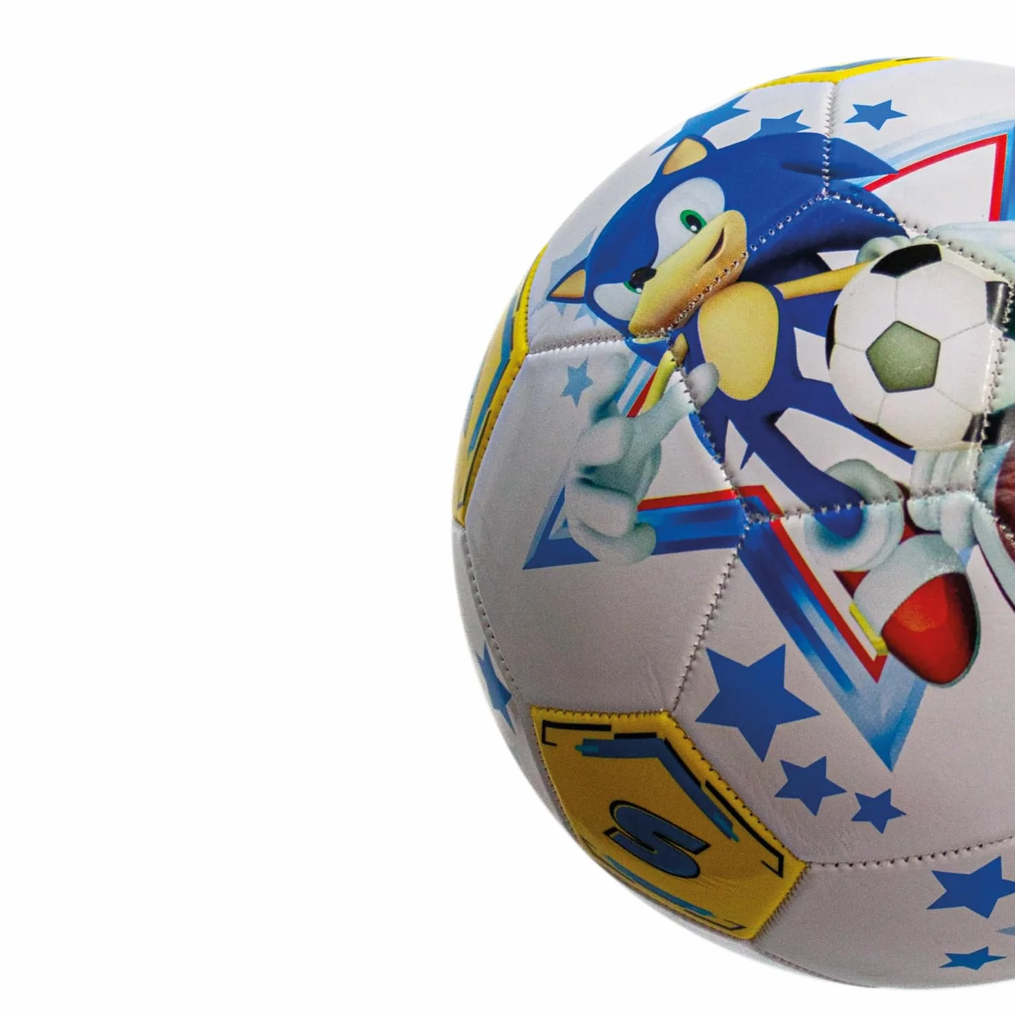 Pallone da Calcio Cucito SONIC Mondo Toys Misura 5 300 g