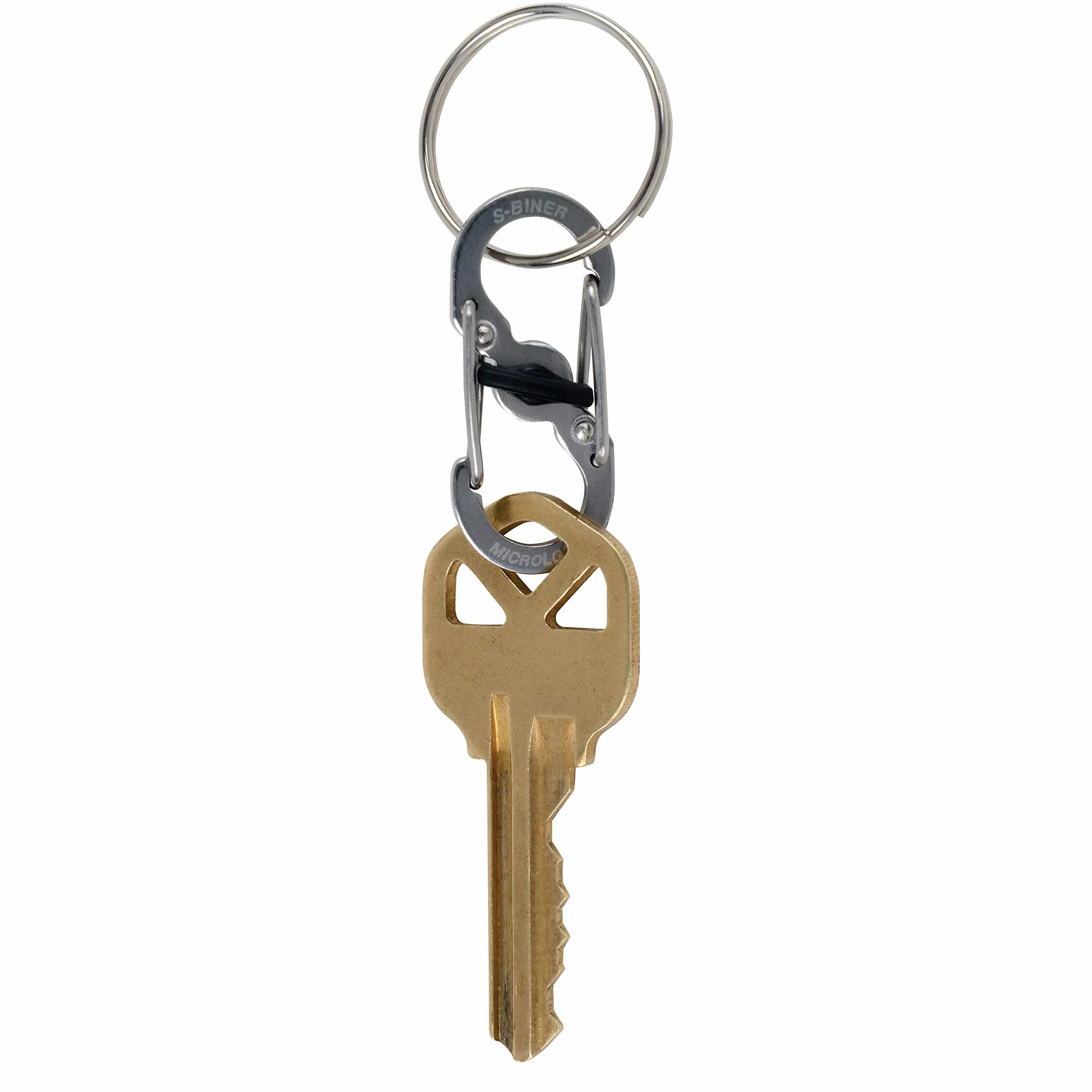 NiteIze S-Biner Microlock Doppio Moschettone Acciaio Inox
