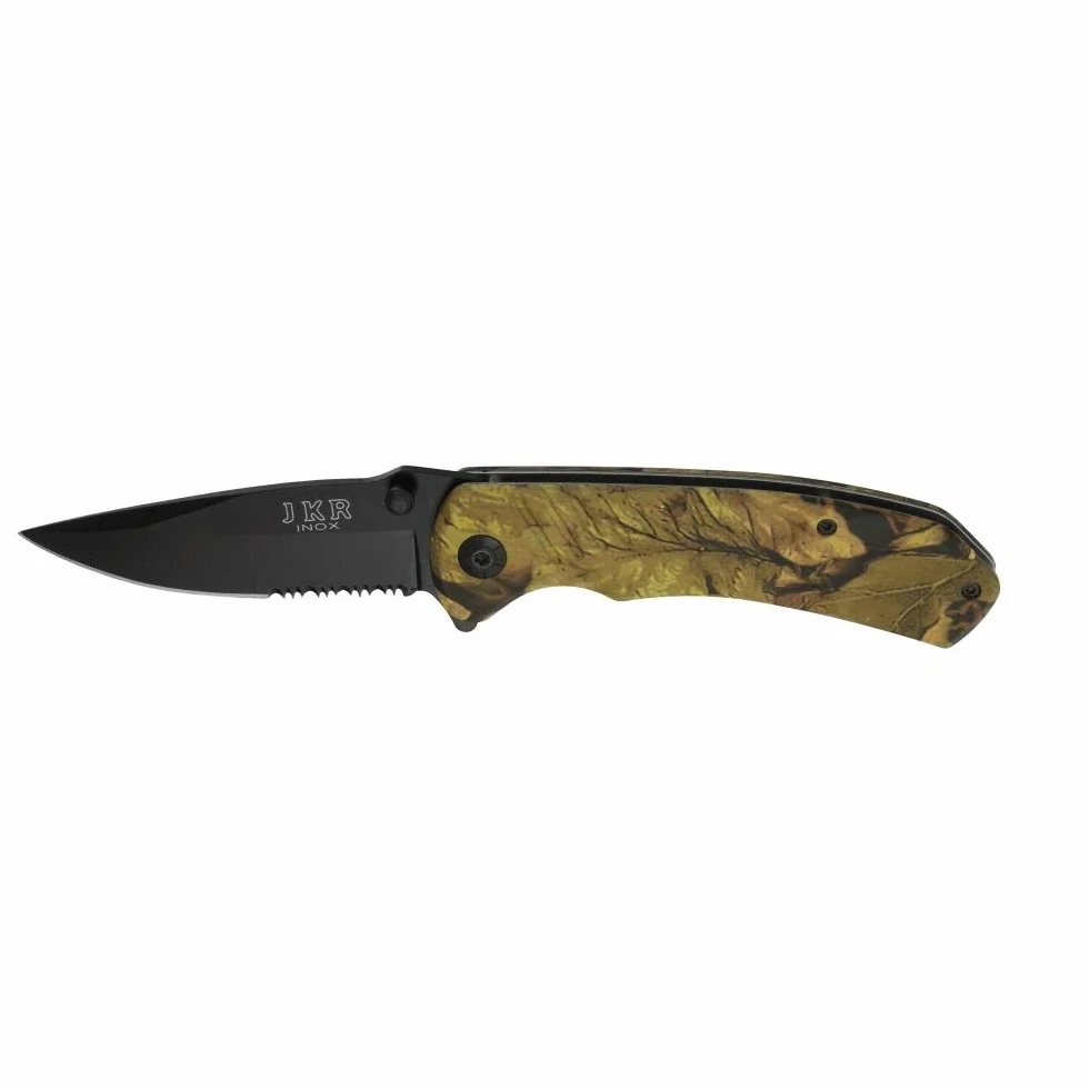 joker - JKR0430 Coltello Pieghevole | Coltellino Tascabile di Sopravvivenza all'Aria Aperta | Coltello Soccorso Portabile Caccia Campeggio edc 200mm | PTM-it.