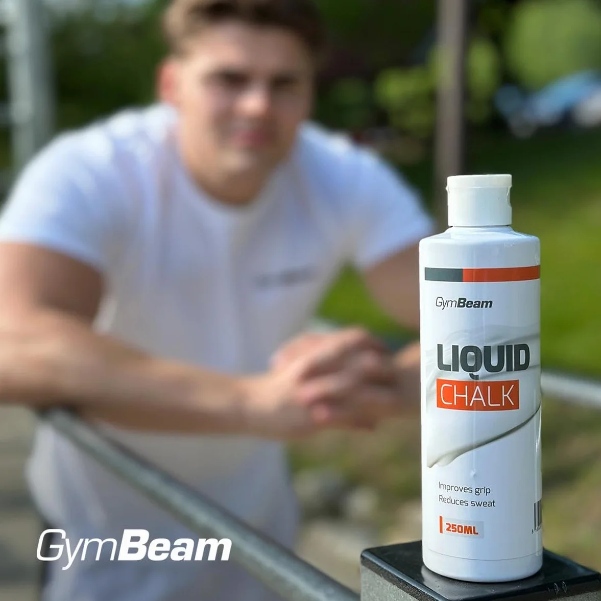 GymBeam Gesso Liquido, Magnesite Liquida per Fitness, Chalk per Arrampicata, Riduce la Sudorazione, Migliora la Presa