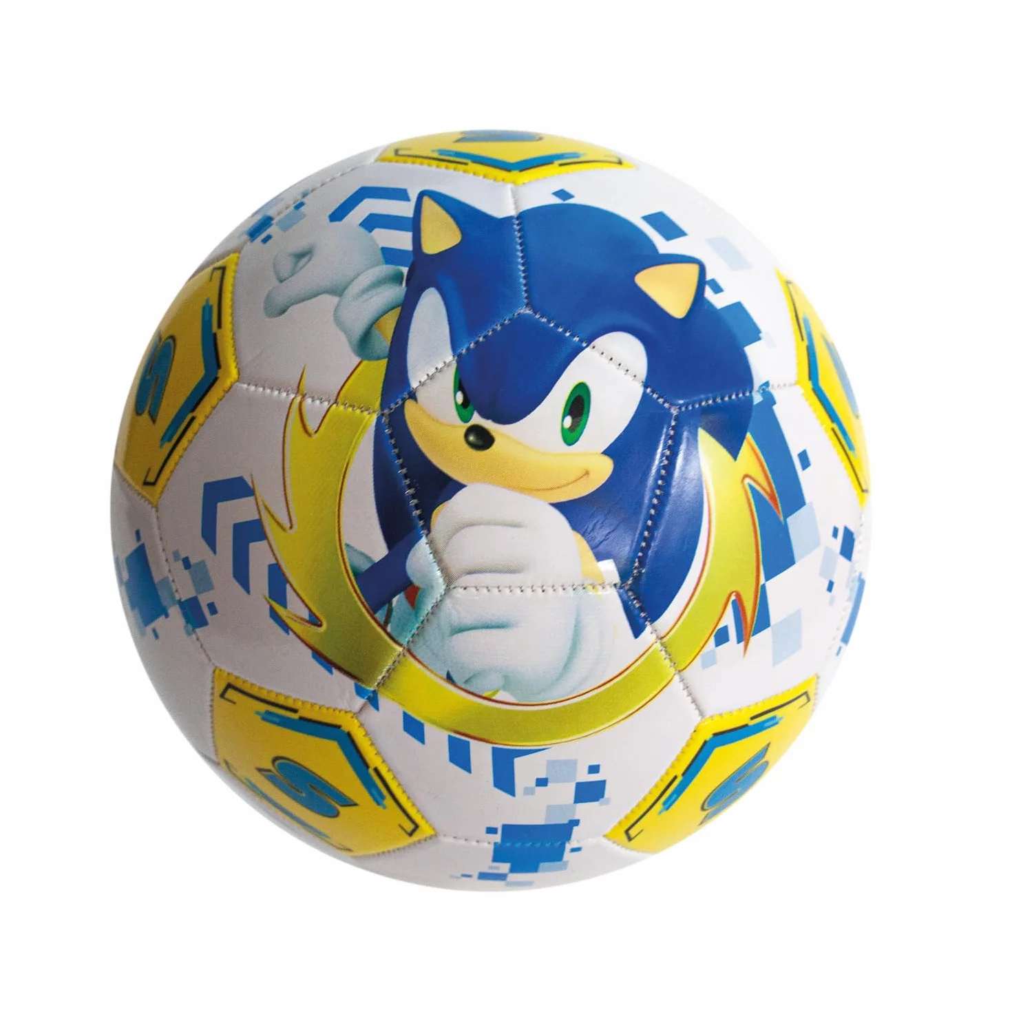 Pallone da Calcio Cucito SONIC Mondo Toys Misura 5 300 g