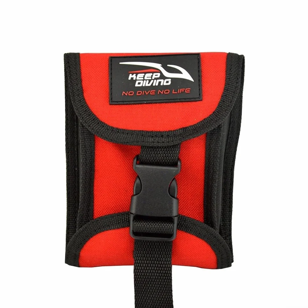 Besttoolifes Scuba Tasca per pesi 3 kg (6,6 libbre) per cintura immersioni, cinghia regolabile in nylon con fibbia a sgancio rapido