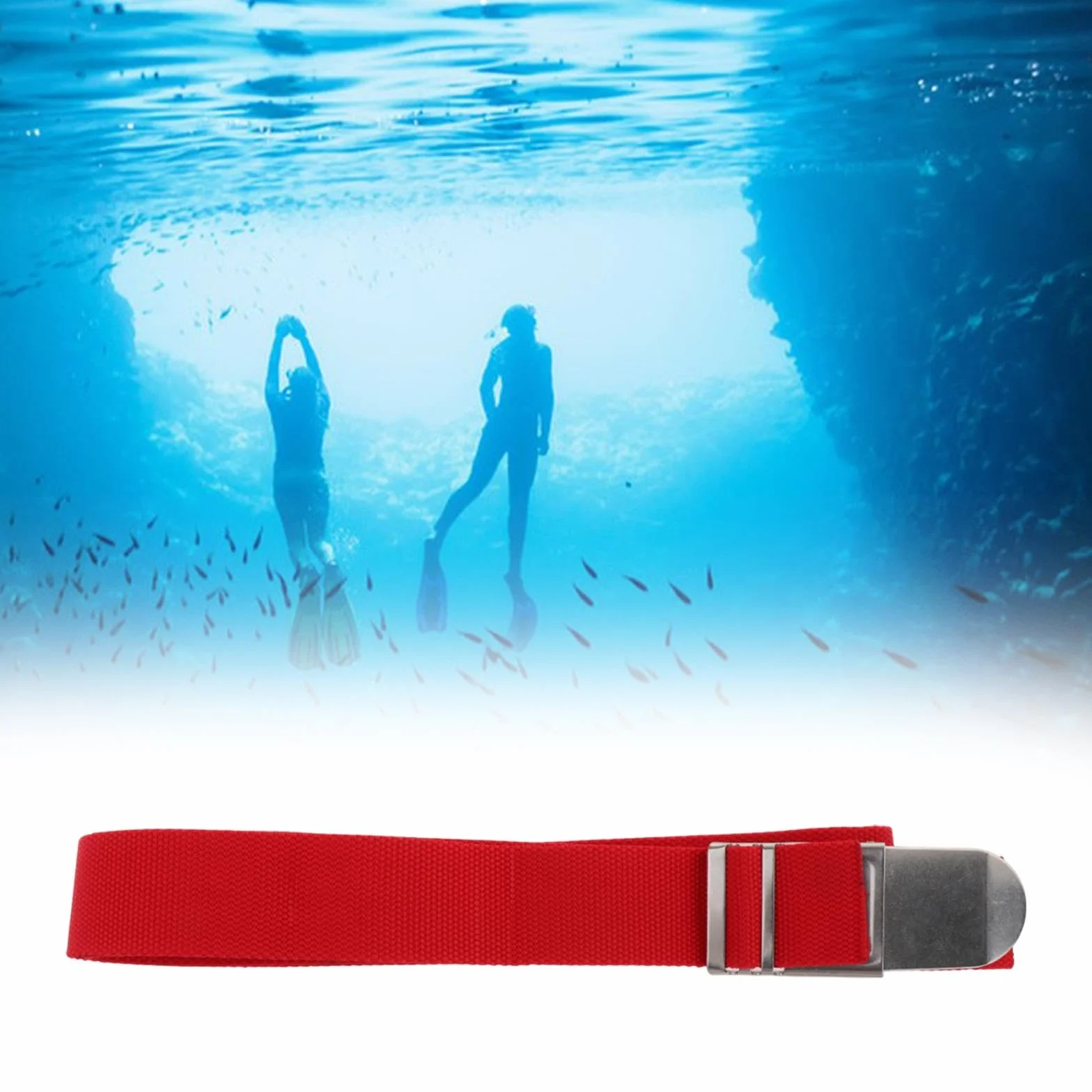 Cintura di Zavorra per Immersioni Subacquee 150 Cm Portatile