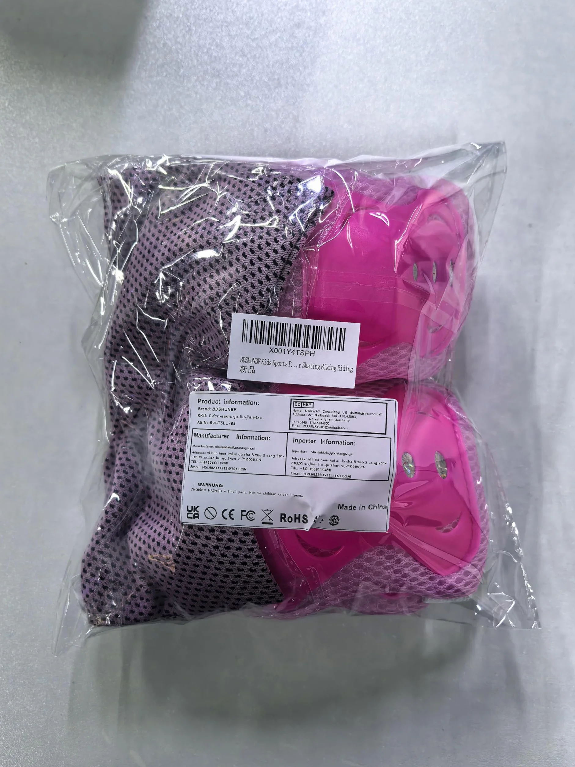 BDSHUNBF Protezioni Skateboard Bambino, Set di Protezioni per Bambini, Protezioni Pattini Ginocchiere Gomitiere, Regolabile Ginocchiere Gomitiere per Skateboard Bicicletta Pattinaggio Monopattino