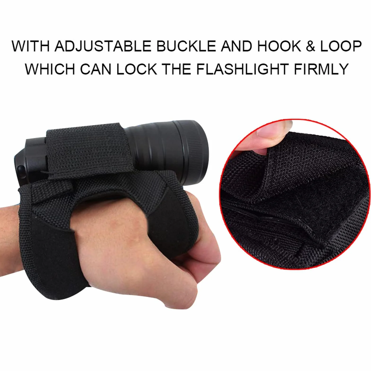 Guanto da Immersione, Durevole Portatile Nero Luce Subacquea Porta Torcia Porta Guanto Accessorio Subacqueo Sportinggoods Immersione Sportinggoods Immersione Sport Acquatici Tuffarsi