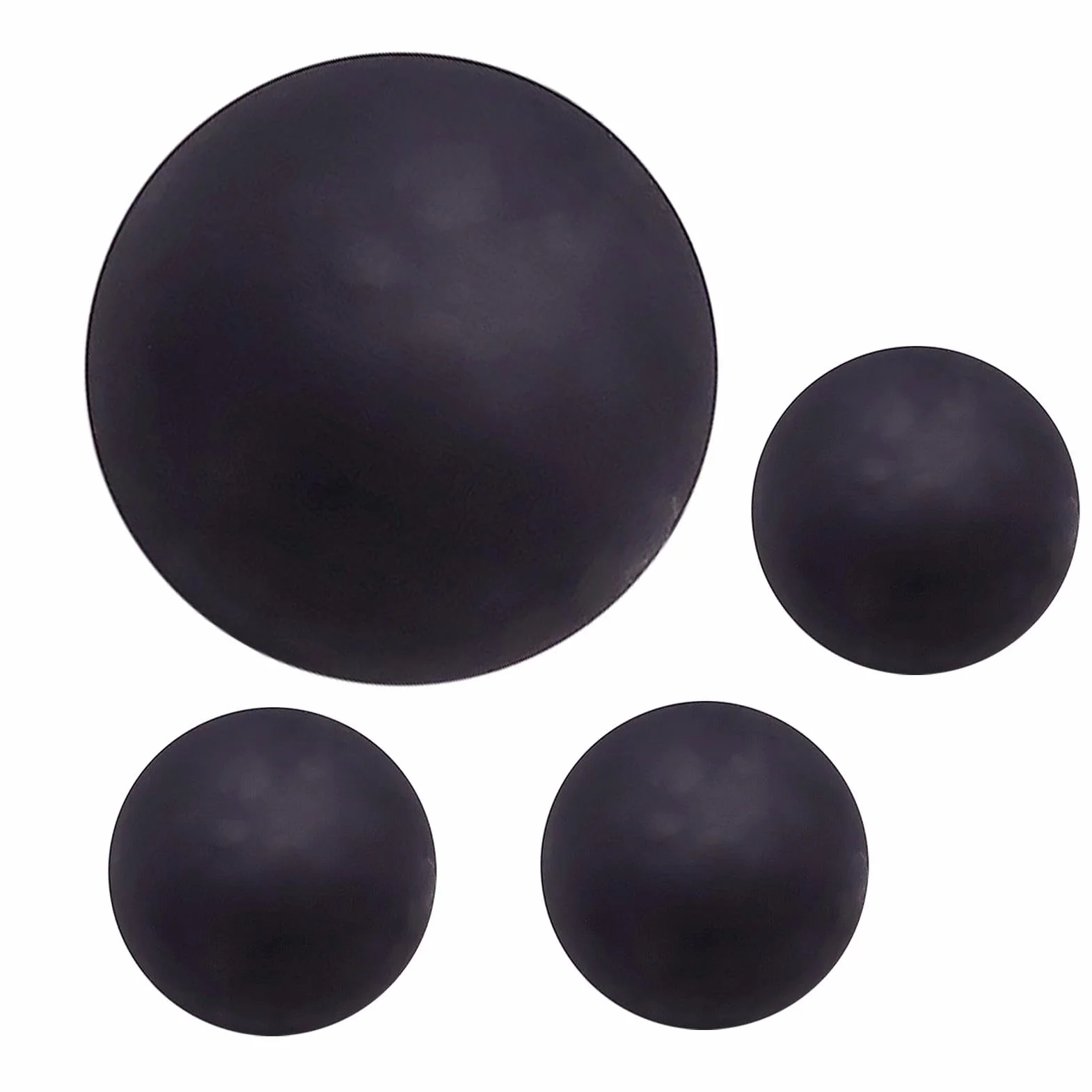 Palline da squash altamente elastiche, facili da saltare, per bambini e animali domestici, in gomma ben visibili