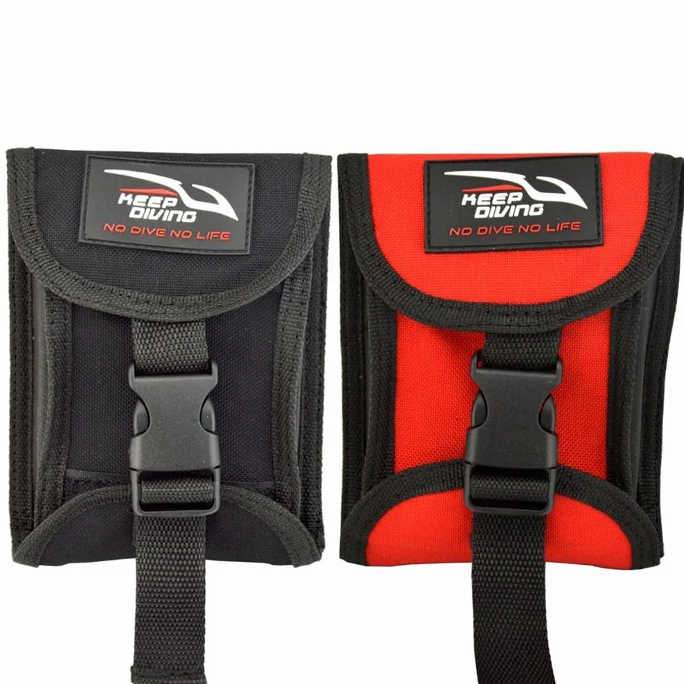 Besttoolifes Scuba Tasca per pesi 3 kg (6,6 libbre) per cintura immersioni, cinghia regolabile in nylon con fibbia a sgancio rapido