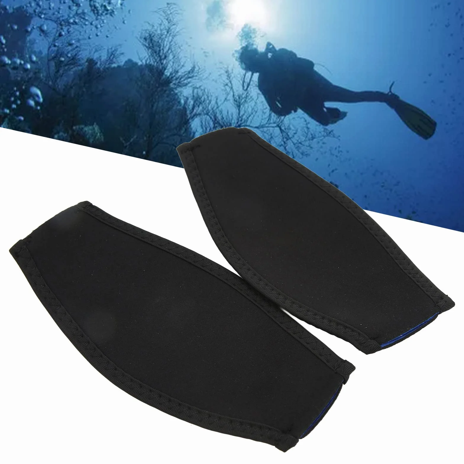 Cinturino per Maschera da Sub, Cinturino per Maschera da Sub in Materiale Neoprene 2 Pezzi Protezione di Sicurezza a Struttura Morbida di Colore per Il Nuoto