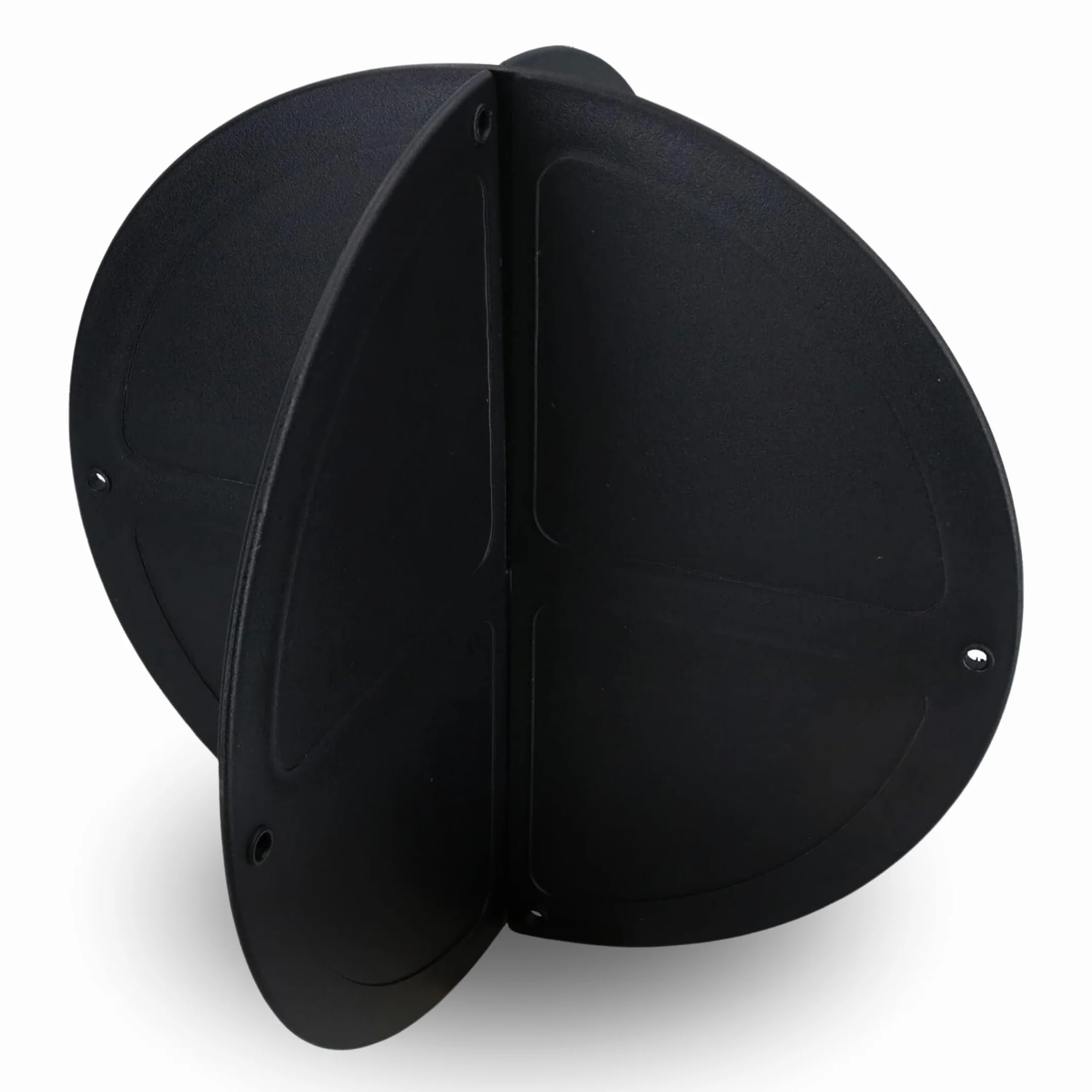 MARINEO Palla d'ancora, 30 cm, colore nero, per ancoraggio, 2 pezzi, salvaspazio, conforme a SeeSchStrO, resistente all'acqua salata, durevole, resistente ai raggi UV