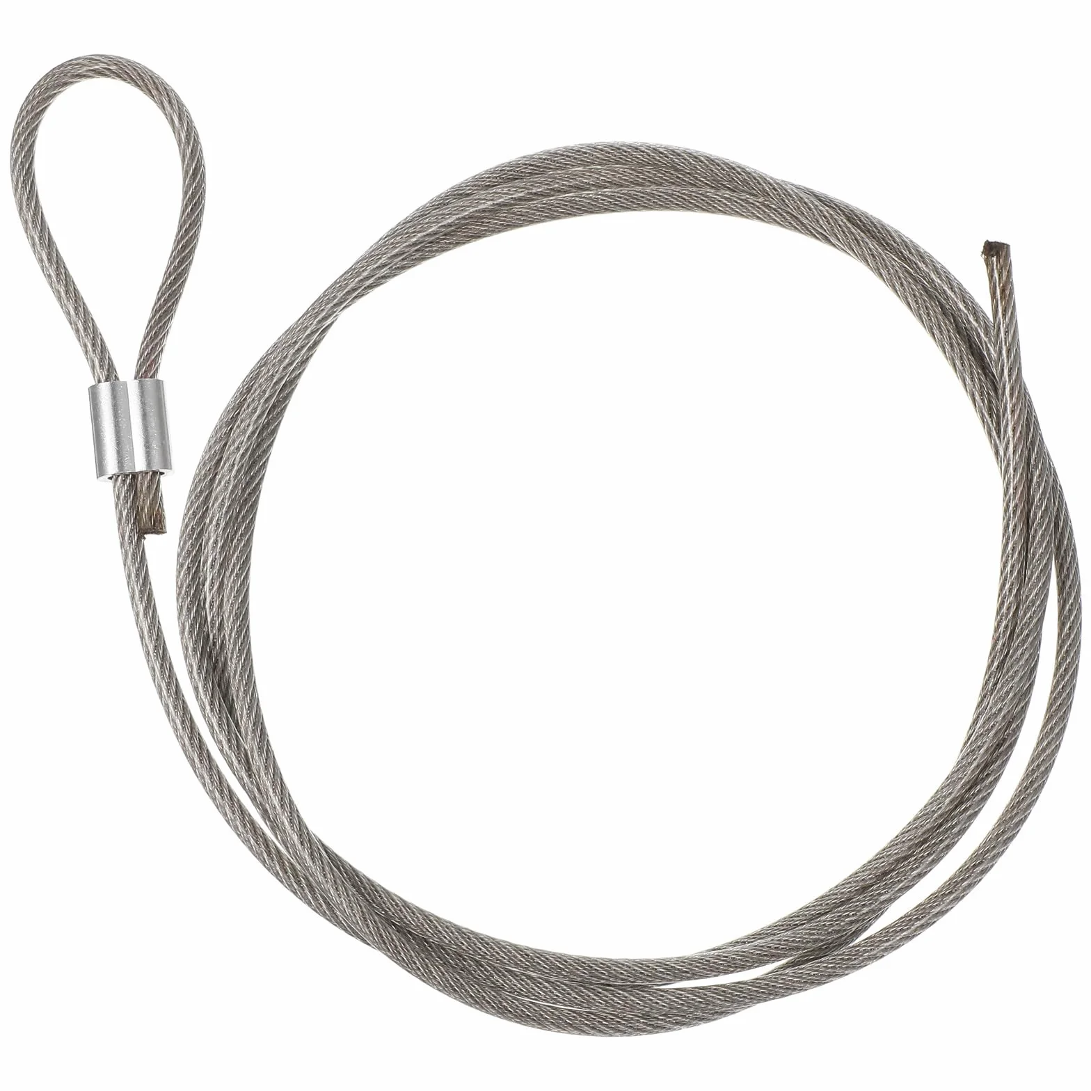 ORFOFE Corda di Infilatura Rete da Basket in Filo di Acciaio Fibbia in Alluminio Cavo di Fissaggio Resistente per Rete Canestro Basket