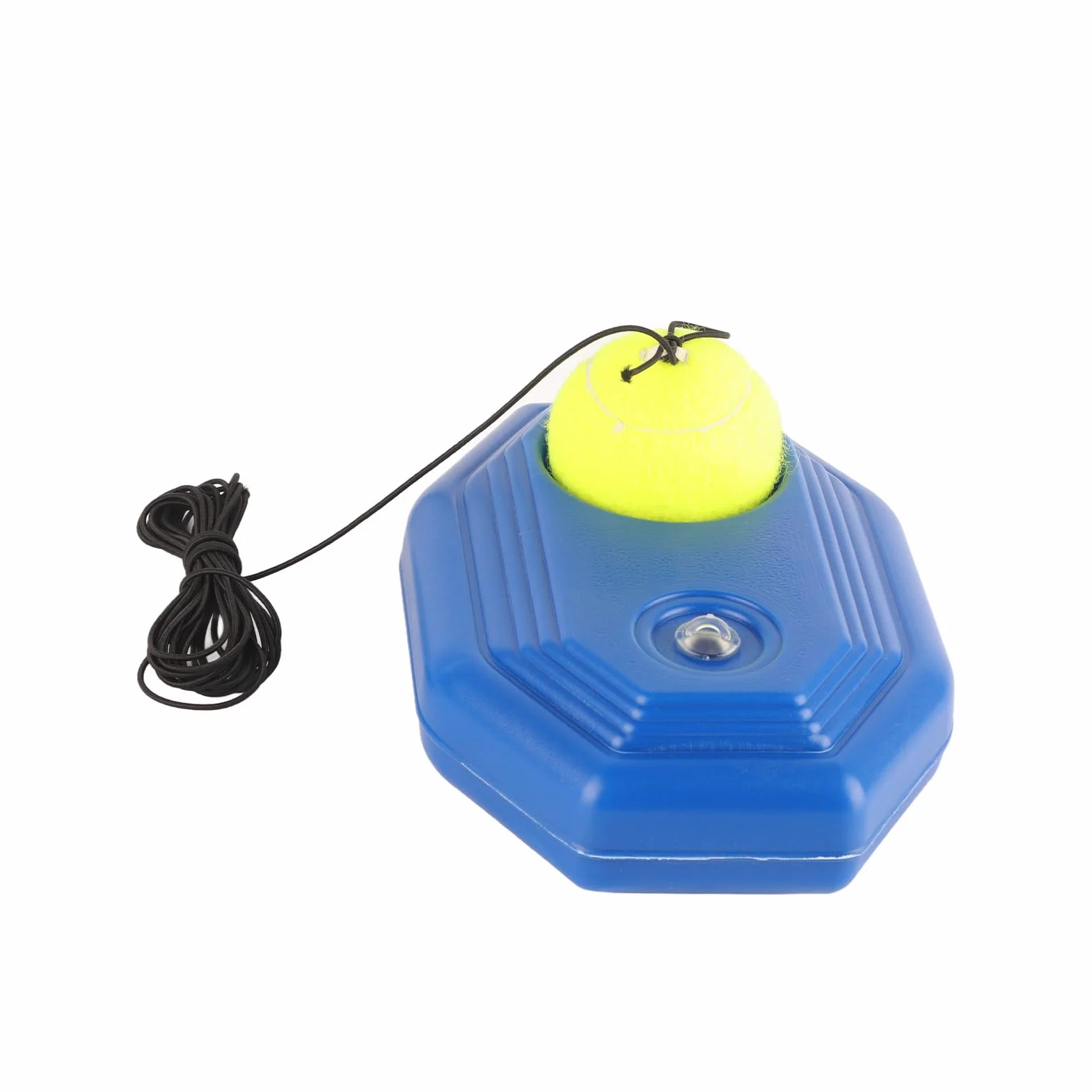 Set Base per Palline da Tennis, Allenatore per la Schiena con Corda Elastica in Gomma