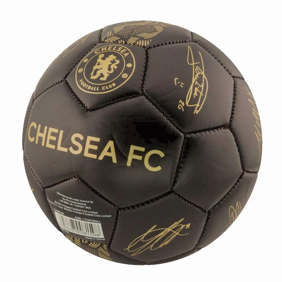 Chelsea FC Phantom Pallone Nero Oro