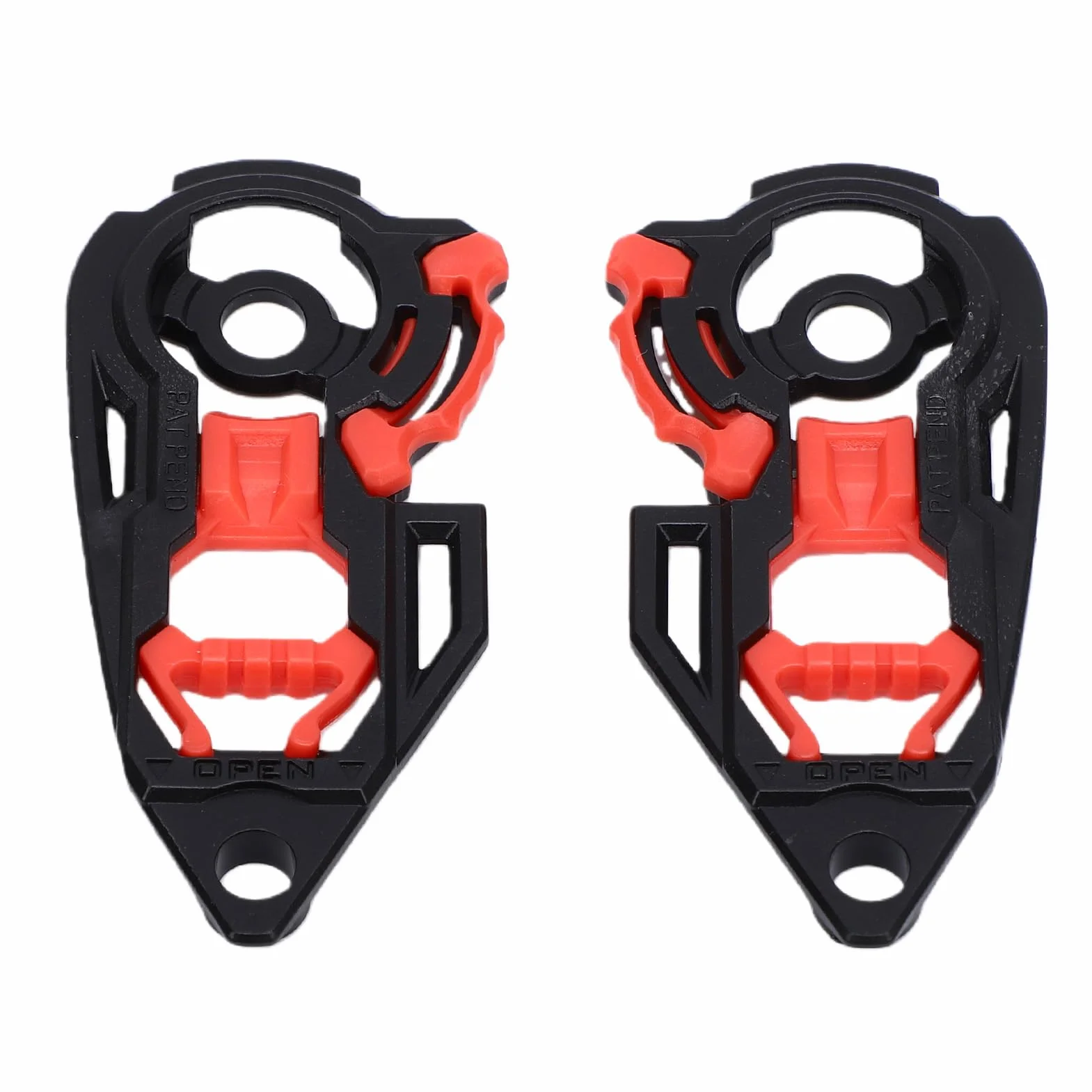 Piastra Base Visiera Casco AGV K1 K1S K3SV K5 K5S, Meccanismo Bloccaggio Regolabile, Hardware Plastica