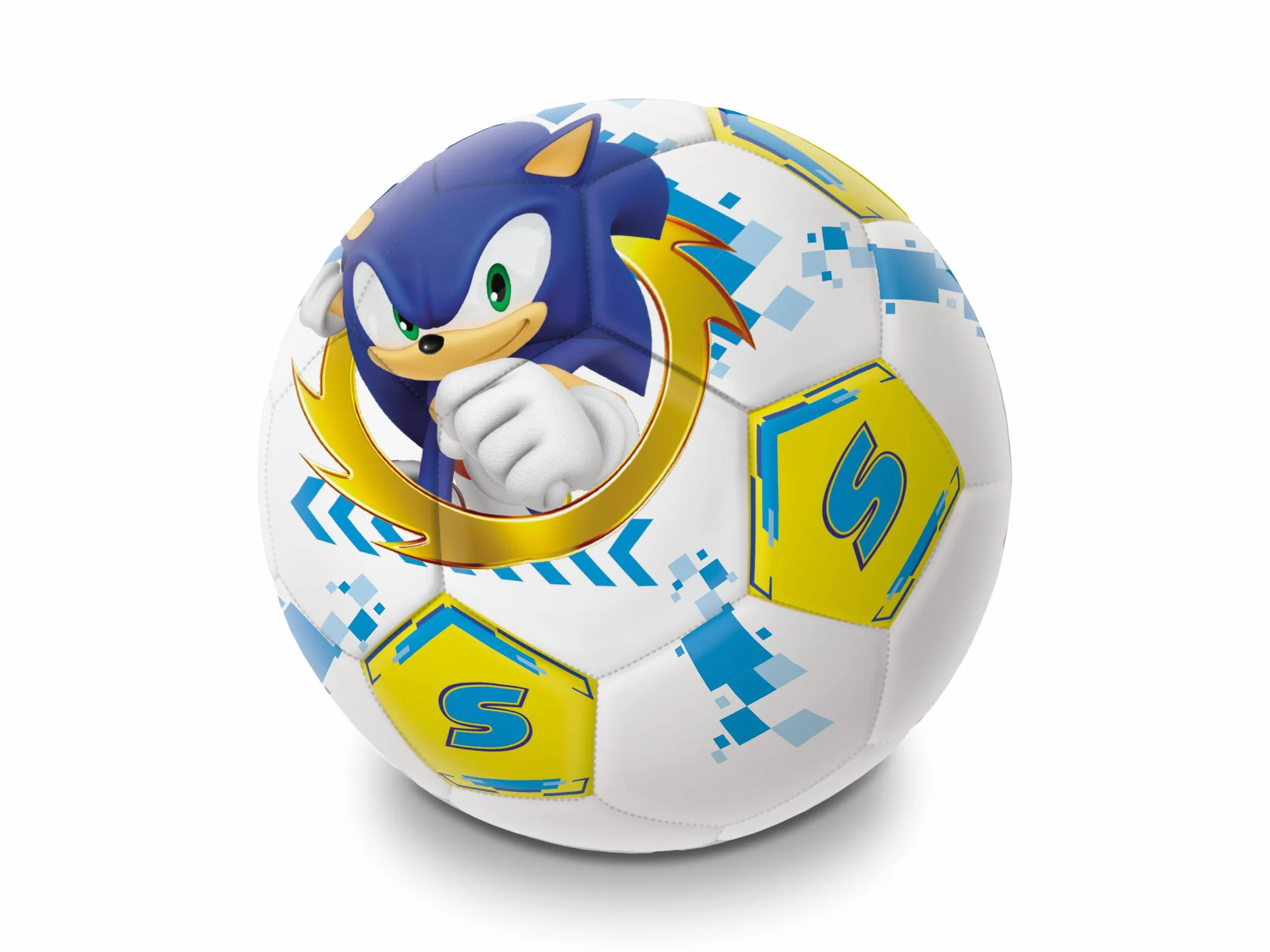 Pallone da Calcio Cucito SONIC Mondo Toys Misura 5 300 g